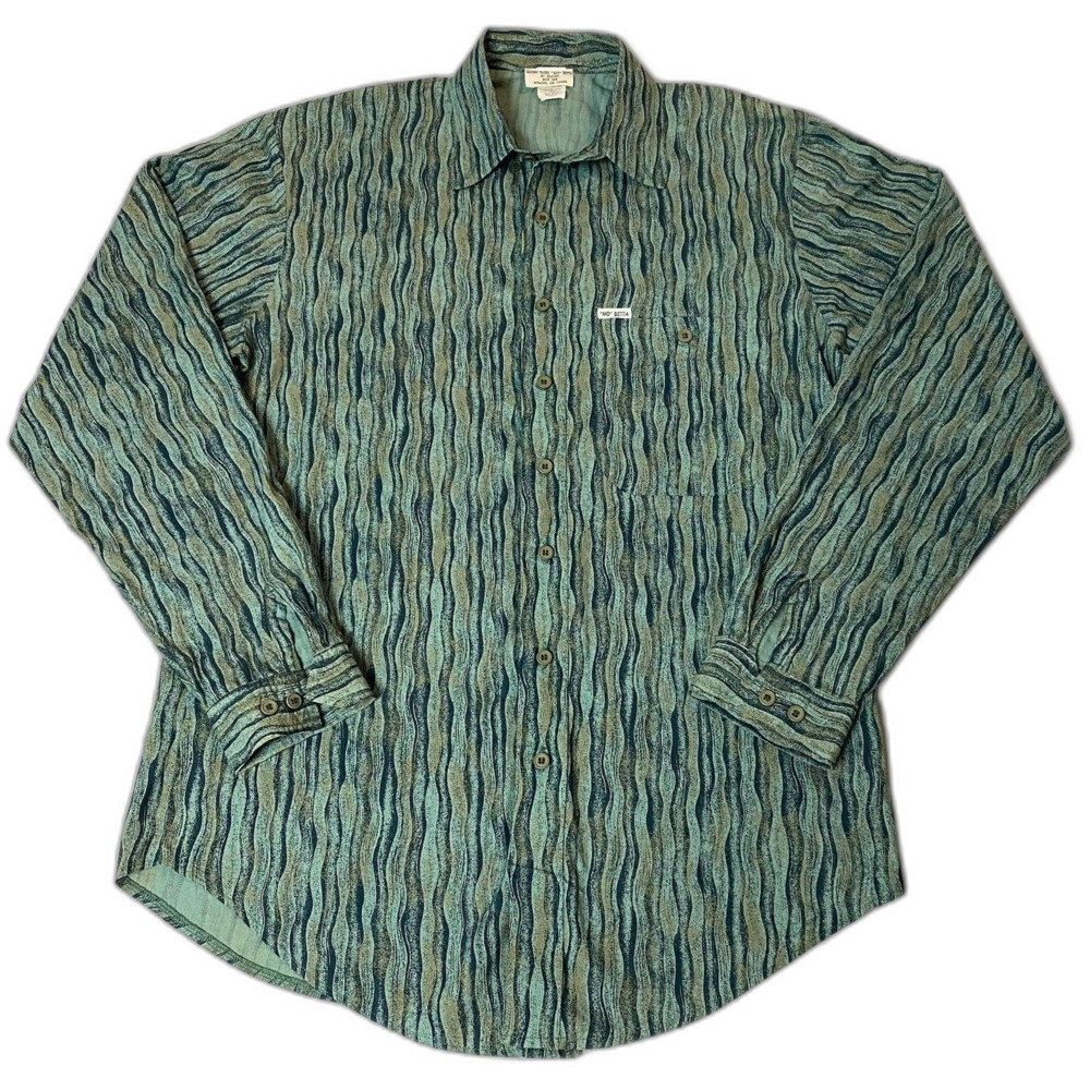 Vintage Mo Betta Western Shirt Cowboy Rodeo Long Sleeve Men’s M Green by JOANN